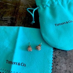 Tiffany&Co. twist knot stud earrings